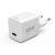 Rýchlonabíjačka, GaN, USB-C, super mini nabíjačka, PD, 45 W, biela