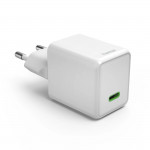 Rýchlonabíjačka, GaN, USB-C, super mini nabíjačka, PD, 45 W, biela