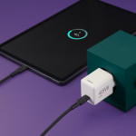 Rýchlonabíjačka, GaN, USB-C, super mini nabíjačka, PD, 45 W, biela Rýchlonabíjačka, GaN, USB-C, super mini nabíjačka, PD, 45 W, biela