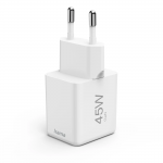 Rýchlonabíjačka, GaN, USB-C, super mini nabíjačka, PD, 45 W, biela Rýchlonabíjačka, GaN, USB-C, super mini nabíjačka, PD, 45 W, biela