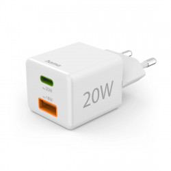 Rýchla USB nabíjačka USB-C + USB-A, PD/QC, 20 W