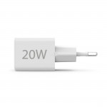 Rýchla USB nabíjačka USB-C + USB-A, PD/QC, 20 W