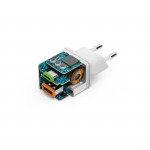 Rýchla USB nabíjačka USB-C + USB-A, PD/QC, 20 W