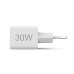Rýchla USB nabíjačka USB-C + USB-A, PD/QC, 30 W