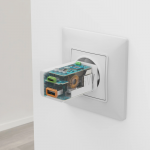 Rýchla USB nabíjačka GaN USB-C + USB-A, PD/QC, 45 W Rýchla USB nabíjačka GaN USB-C + USB-A, PD/QC, 45 W