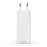 Rýchlonabíjačka, GaN, 2x USB-C, 1x USB-A, mini nabíjačka, PD, 65 W, biela
