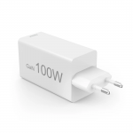 Rýchla USB nabíjačka GaN 2x USB-C + USB-A, PD/QC, 100 W Rýchla USB nabíjačka GaN 2x USB-C + USB-A, PD/QC, 100 W