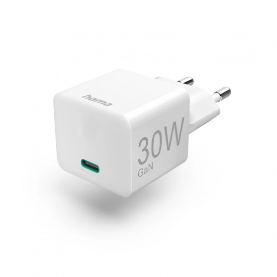 Hama rýchla USB nabíjačka GaN, USB-C, PD/QC 30 W Hama rýchla USB nabíjačka GaN, USB-C, PD/QC 30 W