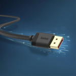 Kábel DisplayPort, DP 2.1, Ultra-HD 8K, 40 Gbit/s, 2 m