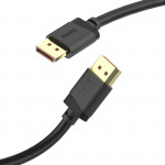 Kábel DisplayPort, DP 2.1, Ultra-HD 8K, 40 Gbit/s, 2 m