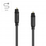 Audio optický kábel, ODT konektor (Toslink), 3,0 m
