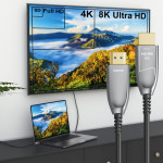 Ultra High Speed HDMI™ kábel AOC, optický, certifikovaný, 8K, 20 m