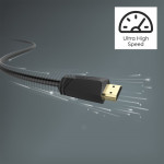 High Speed HDMI™ kábel, 4K, Ethernet, pozlátený, 7,5 m
