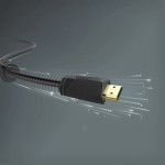 High Speed HDMI™ kábel, 4K, Ethernet, pozlátený, 10,0 m