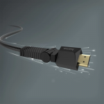 High Speed HDMI™ kábel, otočný, samec‑samec, Ethernet, 1,5 m