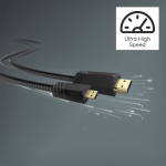 Micro HDMI kábel High Speed 4K 1,5 m