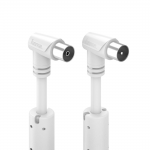 Anténny kábel 90 dB 1,5 m, kolmé konektory Anténny kábel 90 dB 1,5 m, kolmé konektory