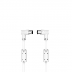 Anténny kábel 90 dB 3 m, kolmé konektory