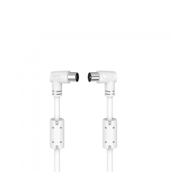 Anténny kábel 90 dB 5 m, kolmé konektory
