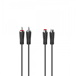 Predlžovací audio kábel 2cinch 3 m stereo