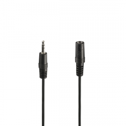 Predlžovací audio kábel jack, 2,5 m, nebalený