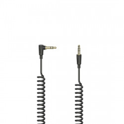 Špirálový kábel Flexi‑Slim, 3,5 mm jack 90°, stereo, 0,75 m