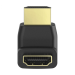 High Speed HDMI™ uhlový adaptér, zástrčka - spojka, 90°