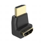 High Speed HDMI™ uhlový adaptér, zástrčka - spojka, 90°