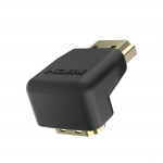 High Speed HDMI™ uhlový adaptér, zástrčka - spojka, 90°
