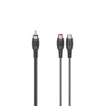 Redukcia cinch vidlice – 2 cinch zásuvky (subwoofer adaptér) Redukcia cinch vidlice – 2 cinch zásuvky (subwoofer adaptér)