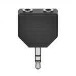 Redukcia jack 3,5 mm rozdvojka, kompaktná
