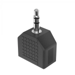Redukcia jack 3,5 mm rozdvojka, kompaktná