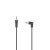 Audio kábel jack 3,5 mm, 1,5 m, kolmý konektor