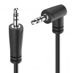 Audio kábel jack 3,5 mm, 1,5 m, kolmý konektor