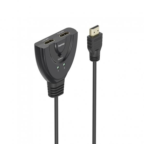 4K HDMI™ prepínač 2x1, 2x HDMI™ zásuvky - 1x HDMI™ konektor