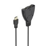 4K HDMI™ prepínač 2x1, 2x HDMI™ zásuvky - 1x HDMI™ konektor