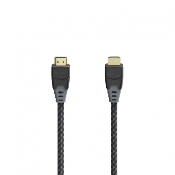High Speed HDMI™ kábel, 8K, Ethernet, tkanina, pozlátený, 1,5 m