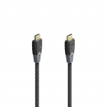 High Speed HDMI™ kábel, 8K, Ethernet, tkanina, pozlátený, 1,5 m