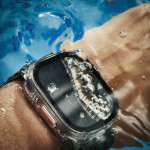 Ochranné puzdro pre Apple Watch Ultra 3, 49 mm, priehľadné