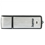USB kľúč Fancy, USB 2.0, 128 GB, 15 MB/s, čierna/strieborná