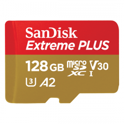 MixroSDXC Extreme Plus 128GB (R200MB/s) + Adapter, 2 years RescuePRO Deluxe