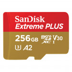 MicroSDXC Extreme Plus 256GB (R200MB/s) + Adapter, 2 years RescuePRO Deluxe MicroSDXC Extreme Plus 256GB (R200MB/s) + Adapter, 2 years RescuePRO Deluxe