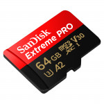 MicroSDXC Extreme PRO 64GB (R200MB/s) + Adapter, 2 years RescuePRO Deluxe