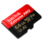 MicroSDXC Extreme PRO 64GB (R200MB/s) + Adapter, 2 years RescuePRO Deluxe MicroSDXC Extreme PRO 64GB (R200MB/s) + Adapter, 2 years RescuePRO Deluxe
