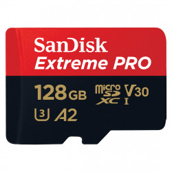 MicroSDXC Extreme PRO 128GB (R200MB/s) + Adapter, 2 years RescuePRO Deluxe