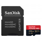 MicroSDXC Extreme PRO 256GB (R200MB/s) + Adapter, 2 years RescuePRO Deluxe MicroSDXC Extreme PRO 256GB (R200MB/s) + Adapter, 2 years RescuePRO Deluxe