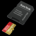 MicroSDXC Extreme 128GB (R190MB/s) Cams&Drones + Ad., 1 year RescuePRO DX