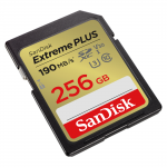 SDXC Extreme PLUS 256GB (R190MB/s), + 2 years RescuePRO Deluxe