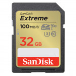 SDHC Extreme 32GB (V30/U3/UHS-I/Cl.10/100MB/s)