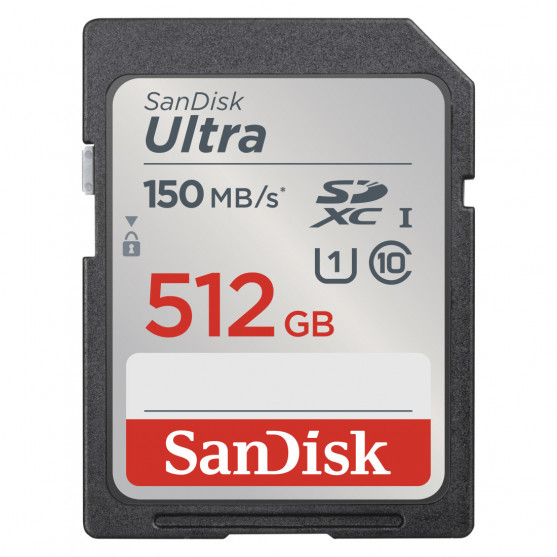 SDXC Ultra 512GB (Class 10/UHS-I/150MB/s)